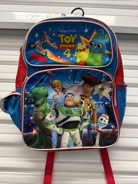 Disney Toy Story 4 Kids Backpack - Blue & Red
